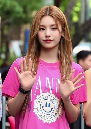 This is the Avatar Image for the Hwang Yeji (ITZY) AI Voice and Text to Speech Generator